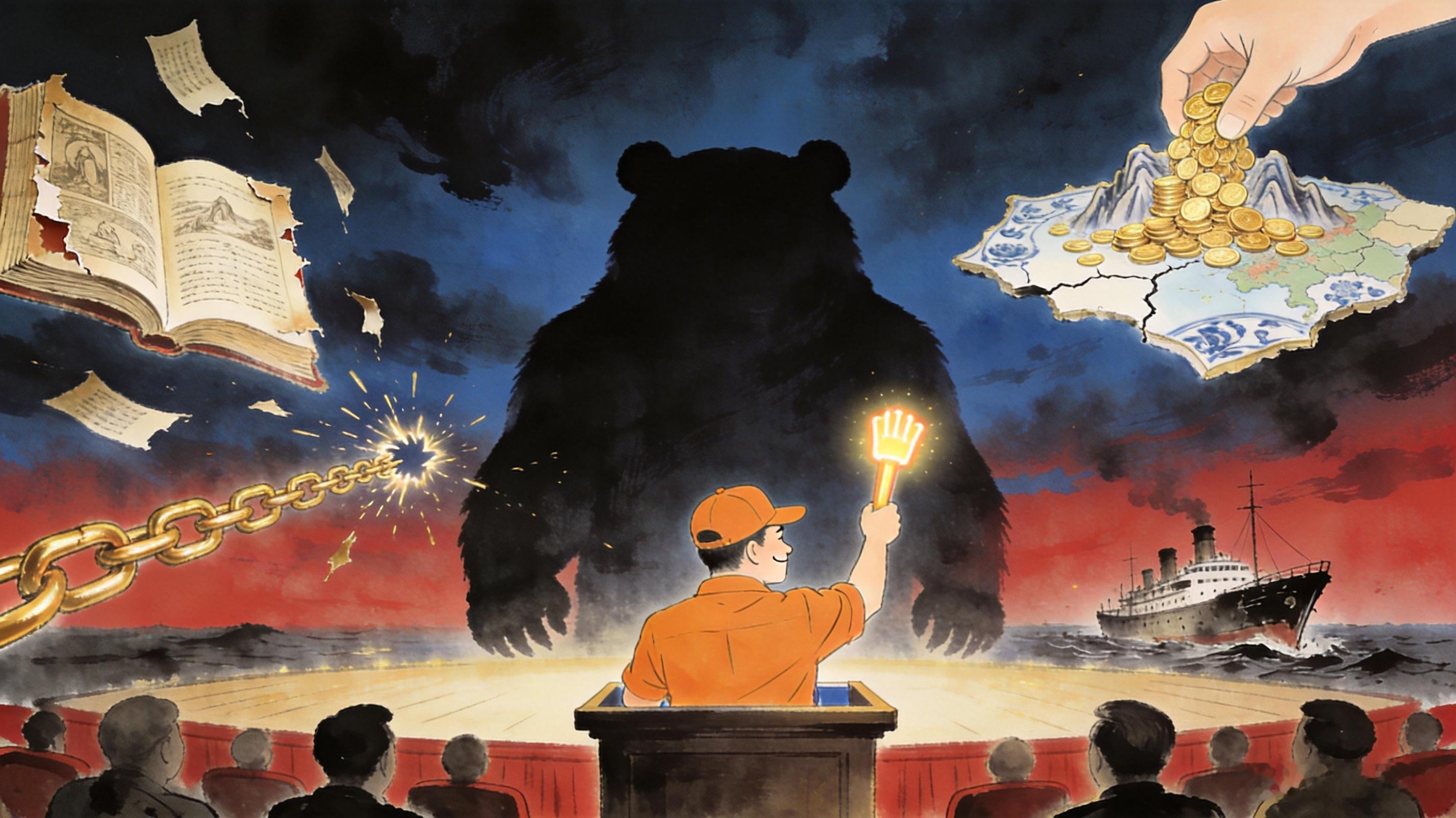 一个上海船王的儿子，去给台独站台，他家老爷子若是活着，非得把他抽筋扒皮了不可！有