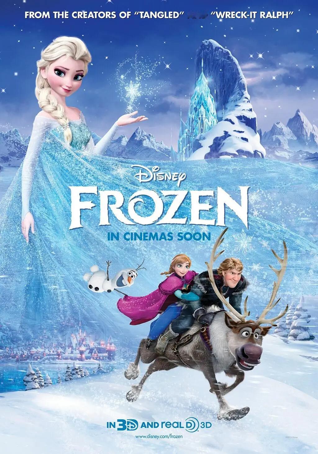 11年前的今天，《冰雪奇缘》北美上映。《冰雪奇缘3》目前定于2027年11月上映