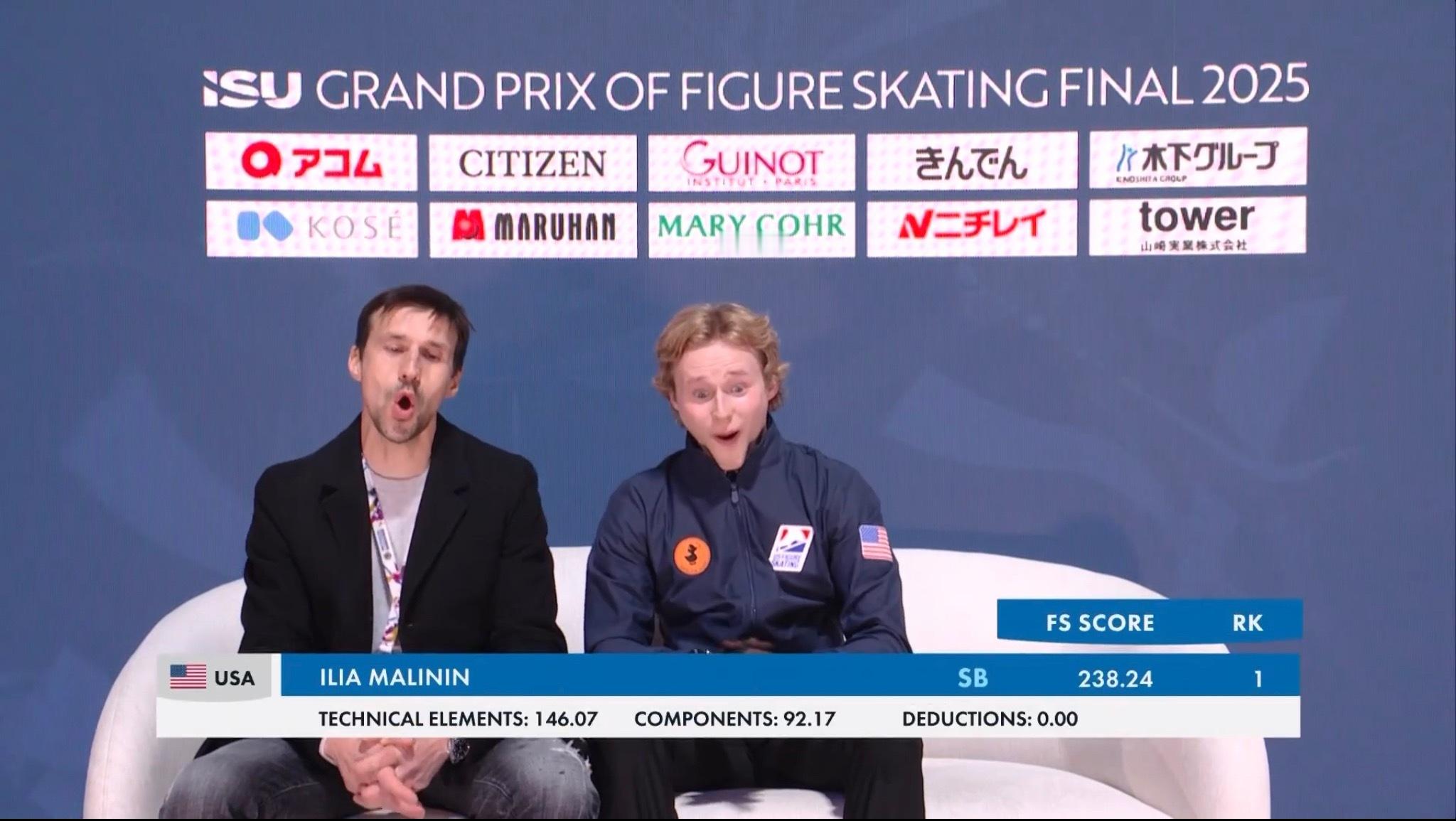 离个题，隔壁马琳琳跳了个完美的全四周套出来，刷新自由滑世界纪录十分有多