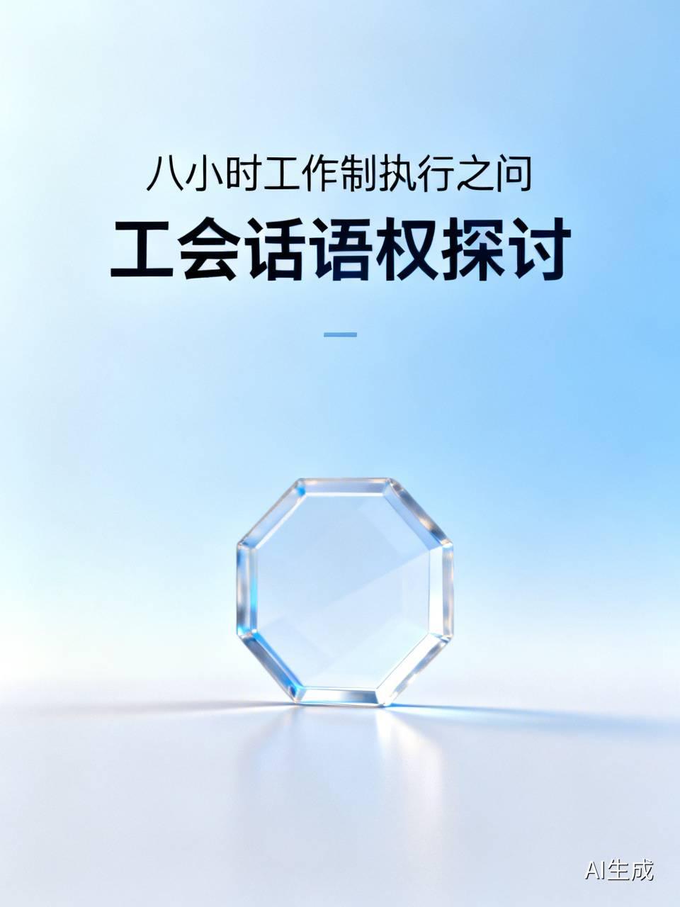 认为八小时工作制企业会执行吗? 工会说了不算，毫无话语权可言。你想想，谁会听工会