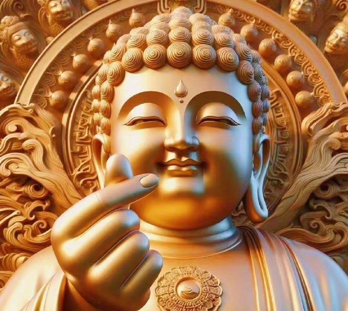 见微笑佛，好运就要来了，一定要接住哦 