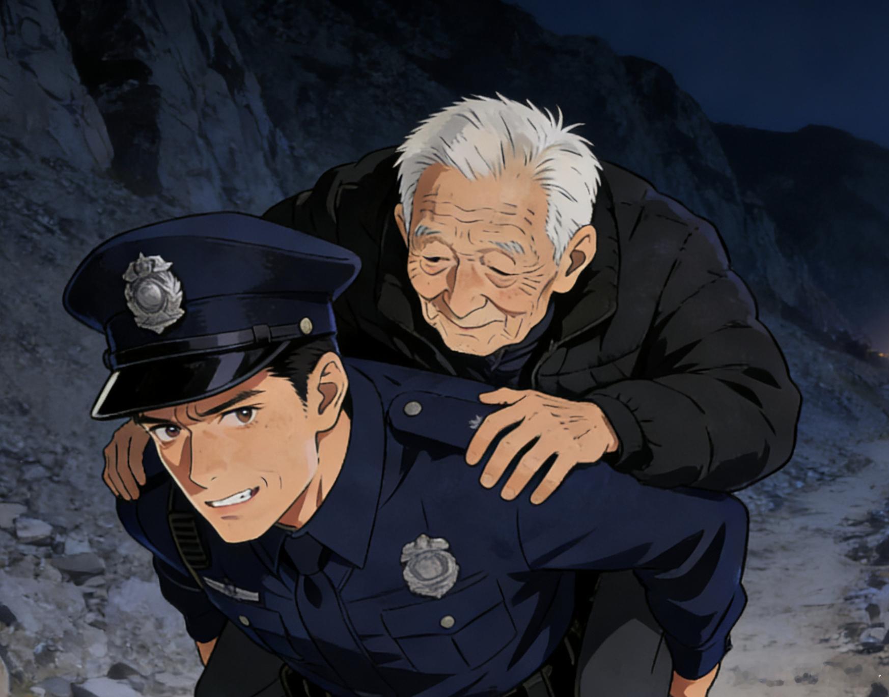 浙江长兴水口的深山里，老人走失牵动人心！警察携手救援队，靠科技定位+人力搜寻找到