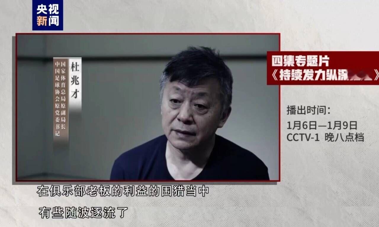 有期徒刑14年！杜兆才：俱乐部老板利益围猎中，有些随波逐流了12月13日讯 今日
