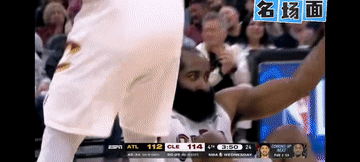 VS 骑士 
哈登三分造犯规能力断档领先前队友鲍威尔26个，但今天重大意义是杀掉