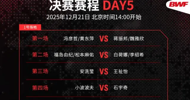 提前锁定混双冠亚军 国羽冲击世界羽联总决赛四金