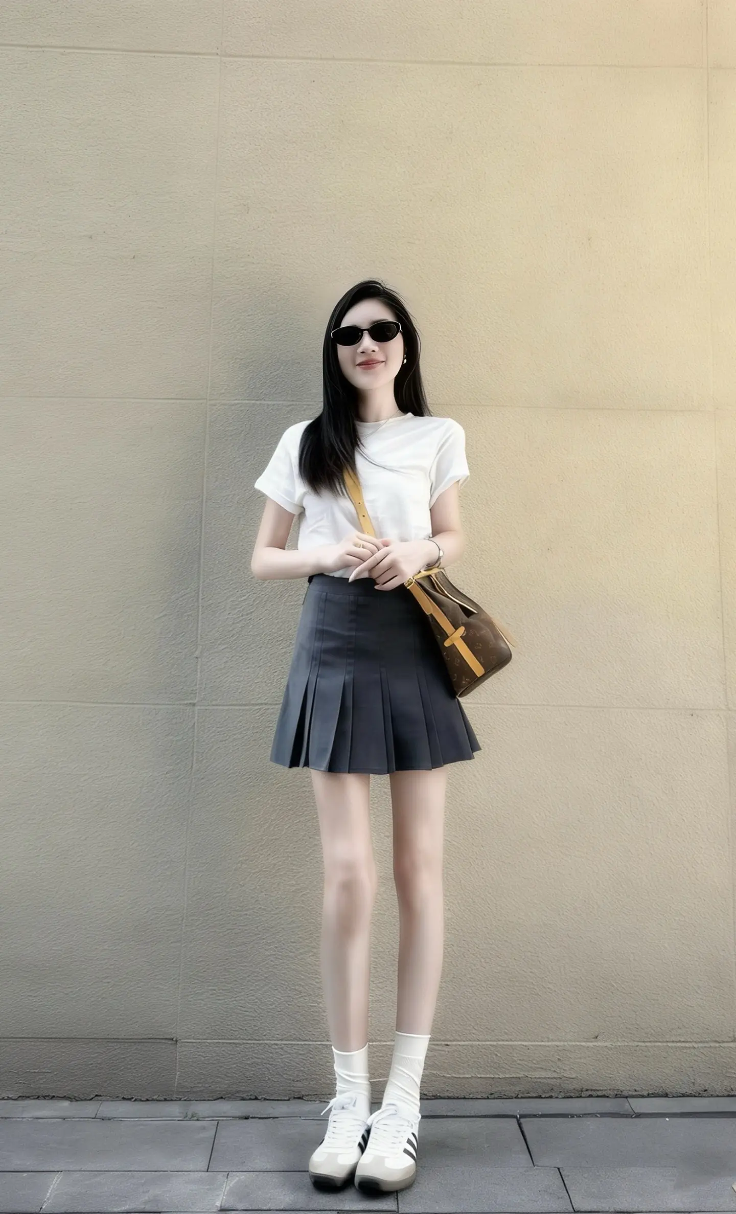 小个子穿搭 韩系穿搭 简约穿搭 短裙穿搭 夏天穿搭