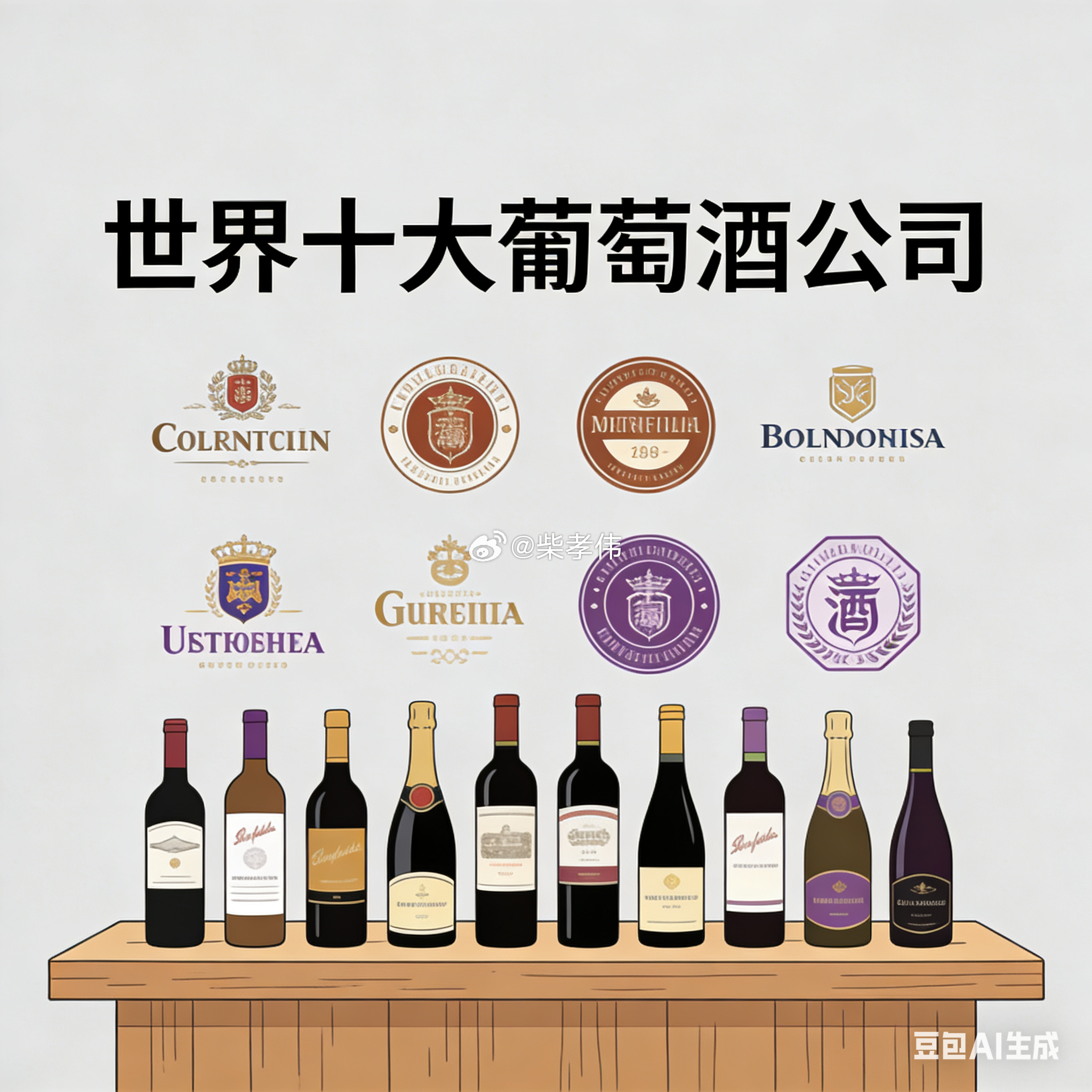 行业公司研究顶级股权企业家 世界十大葡萄酒公司全球葡萄酒行业历经百年整合，形成头