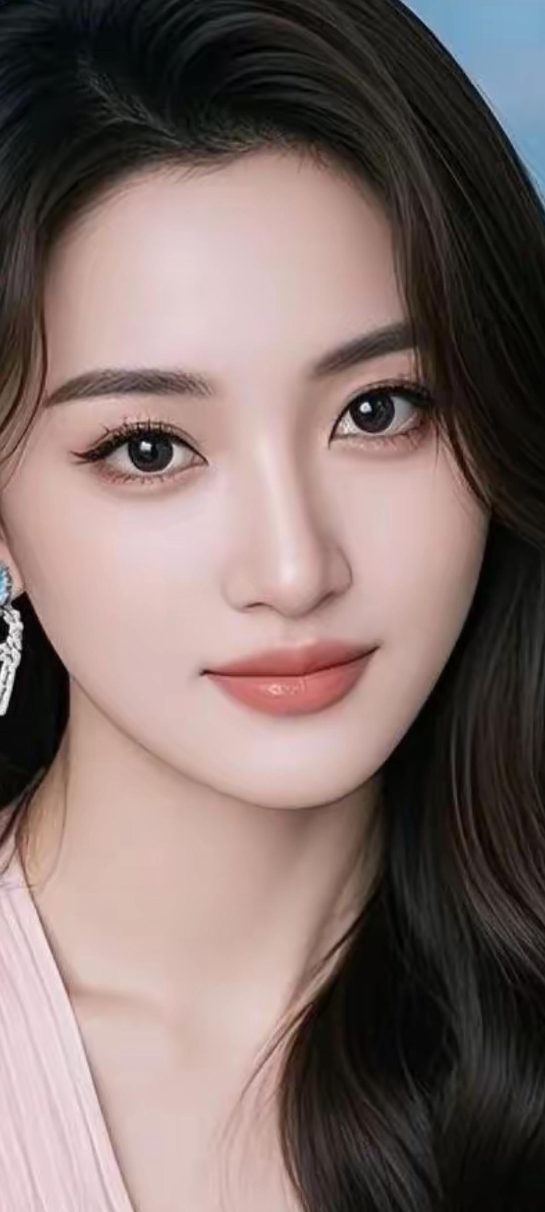 温柔甜美的少女，清新自然的妆容，让人心动不已！💖💕