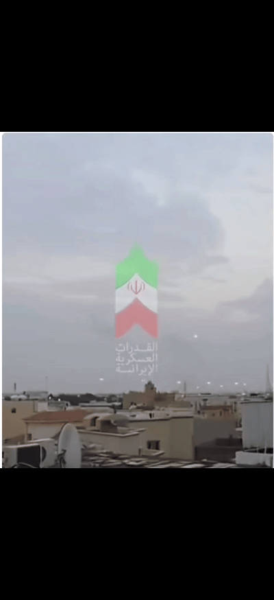 伊朗弹道导弹攻击巴林石油公司的时候，巴林防空部队发射“爱国者”PAC-3防空导弹