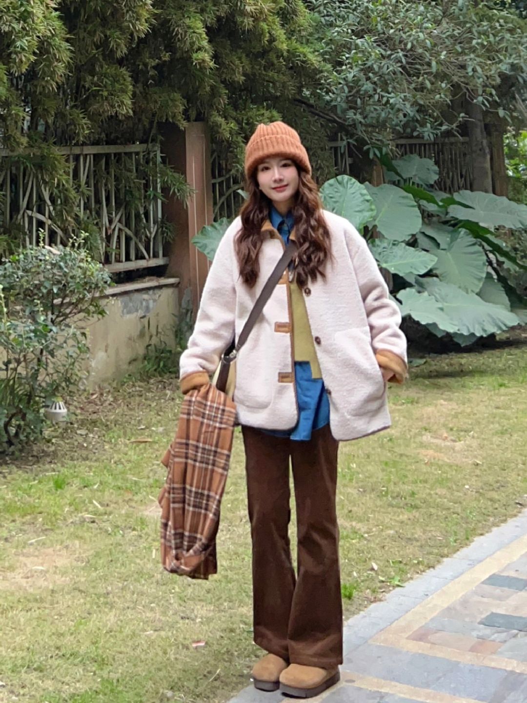 🍂秋冬保暖实用不露腿~羊羔毛外套复古叠穿！