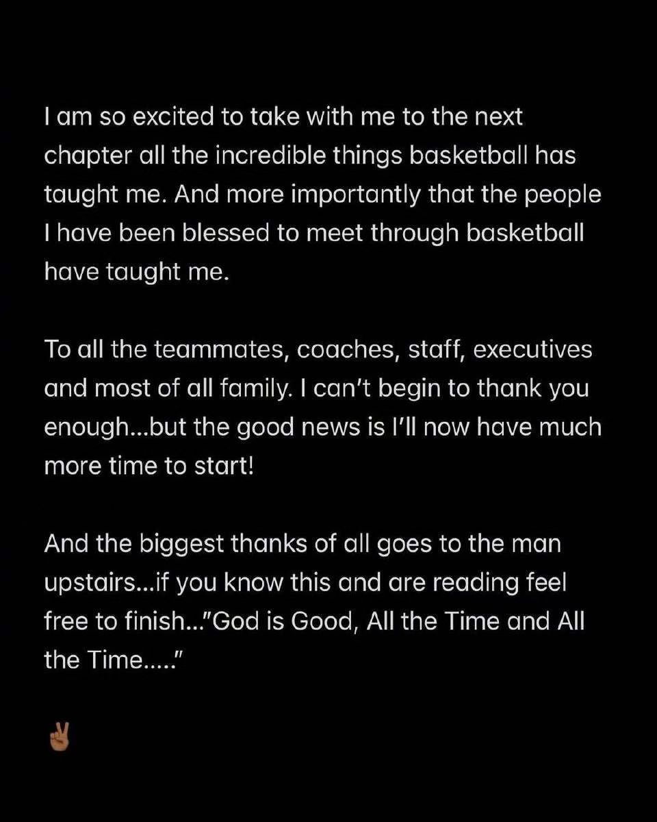 保罗官宣退役保罗正式宣布退役这就是终点了！在征战了21年之后，我决定正式告别赛场