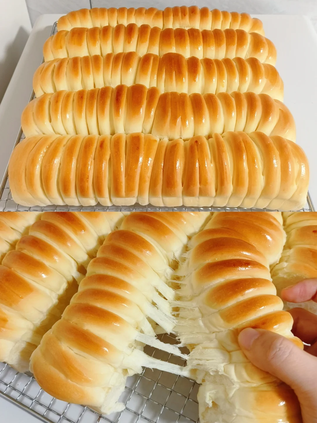 厨师机懒人食谱🔥松软香甜的蜜豆排包