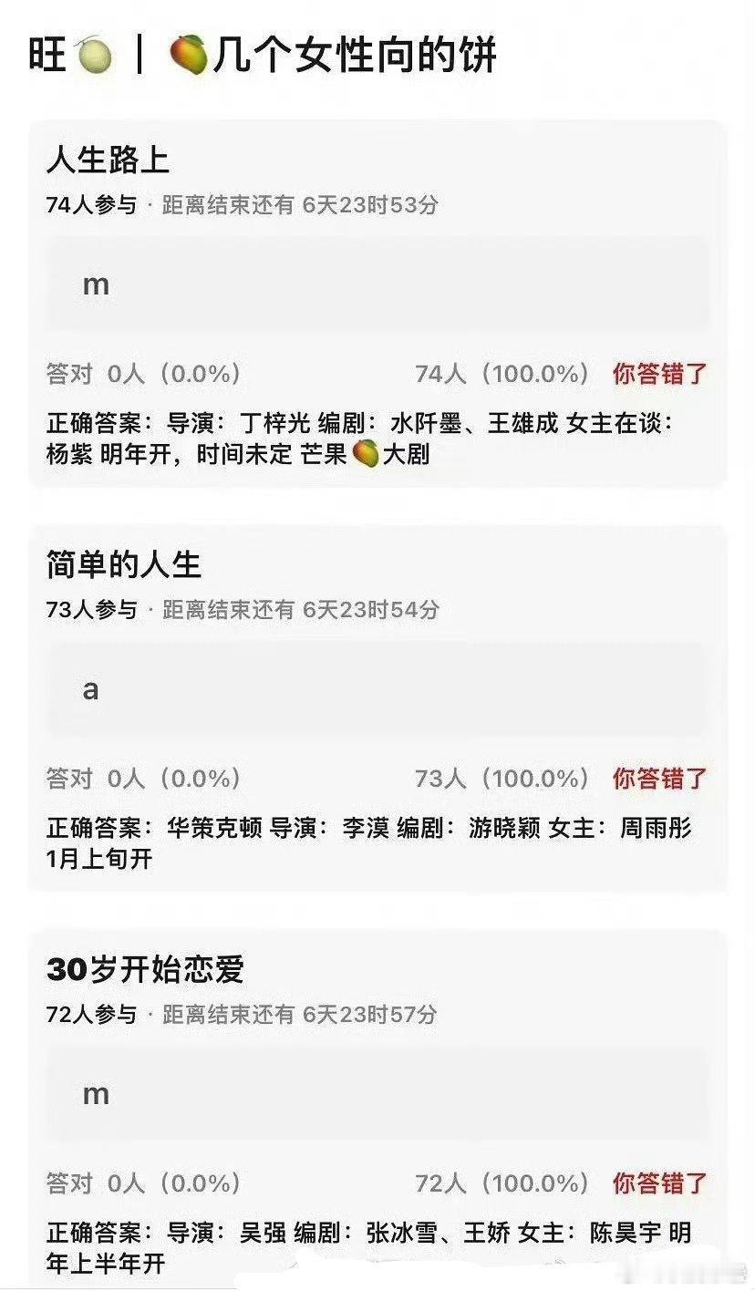 现在的芒果剧盘，芒果剧没有流量花，集均1500都难[流鼻血] 丽和紫不演的话，这