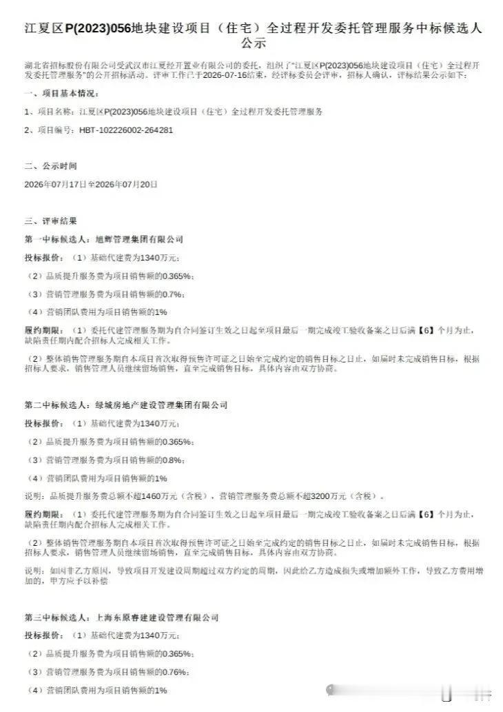 江夏藏龙岛重磅地块新进展！三大头部代建企业入围，住宅率先启动开发

近日，江夏区