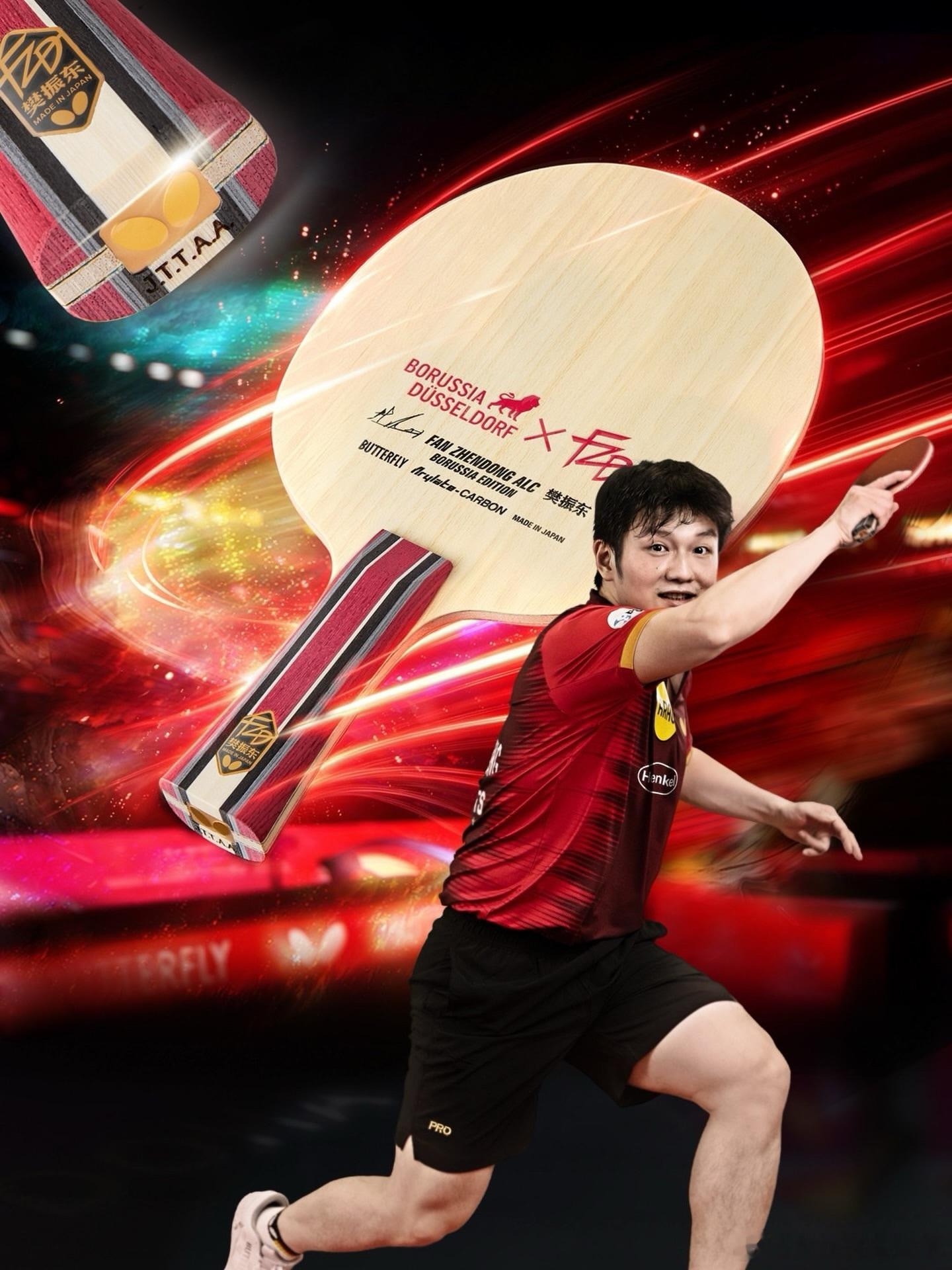 金标蝴蝶樊振东ALC杜塞尔多夫限定版底板开售时间：2026‑08‑24 中欧夏令