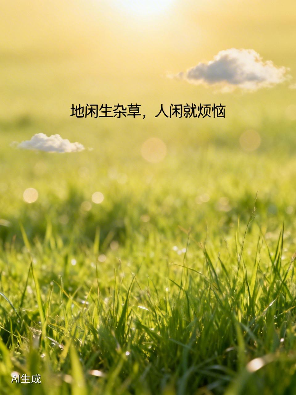 每天努力工作挣钱为了啥？还真有不少说法。俗话说“地闲生杂草，人闲就烦恼”，工作虽