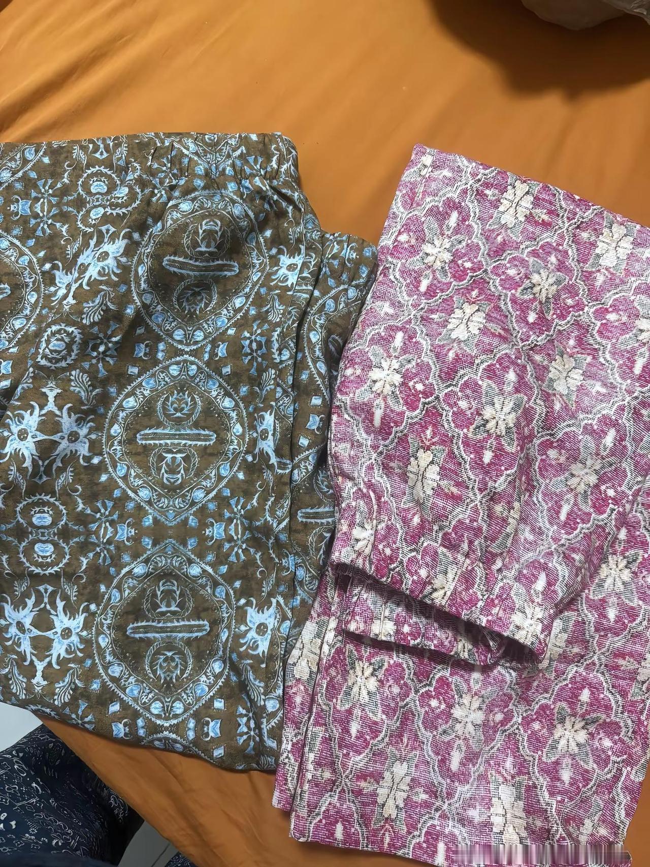 上了年纪越来越喜欢这种松松垮垮的慵懒太上头的碎花裤