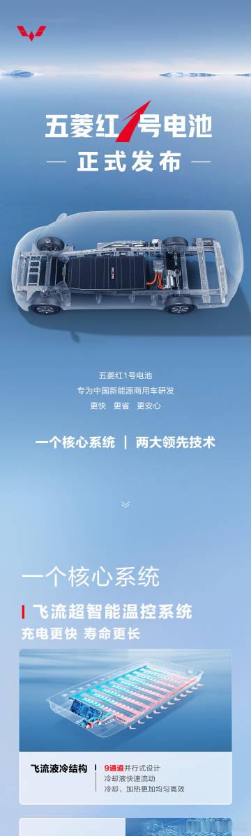 五菱首款红1号电池搭载的商用车马上就要上市咯，给大家理理新电池的重点[酷]：1、