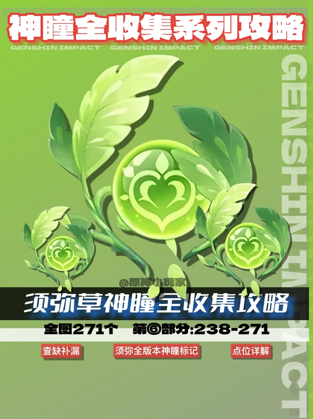 须弥草神瞳全收集攻略