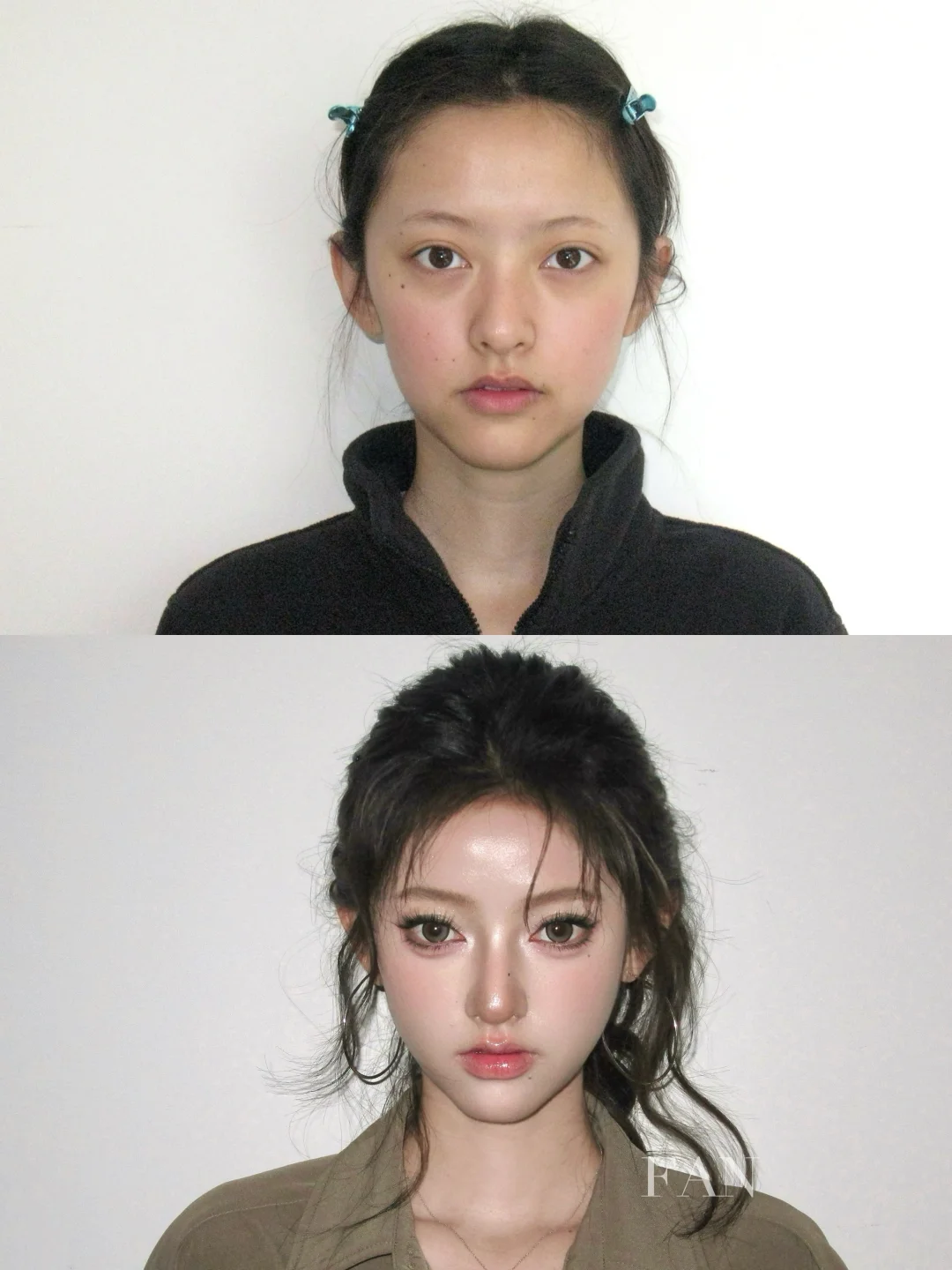 ins亚裔｜轻咖色调雀斑妆