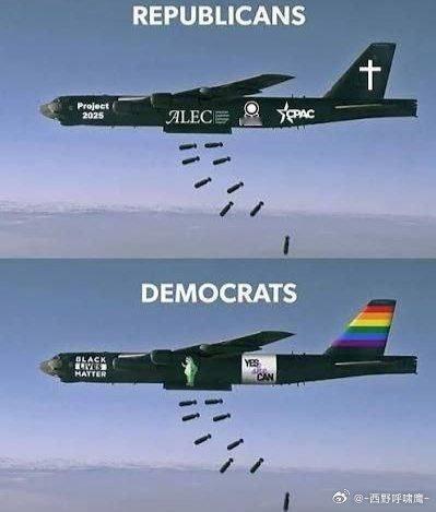 牢美两党的区别 