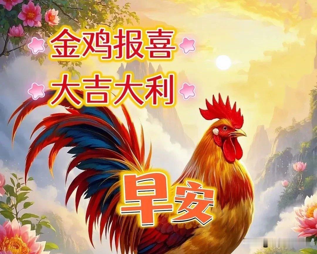 周五早上好祝福语精美图片，早上好漂亮问候图片祝福语精选

清晨问候心情好，
乐观