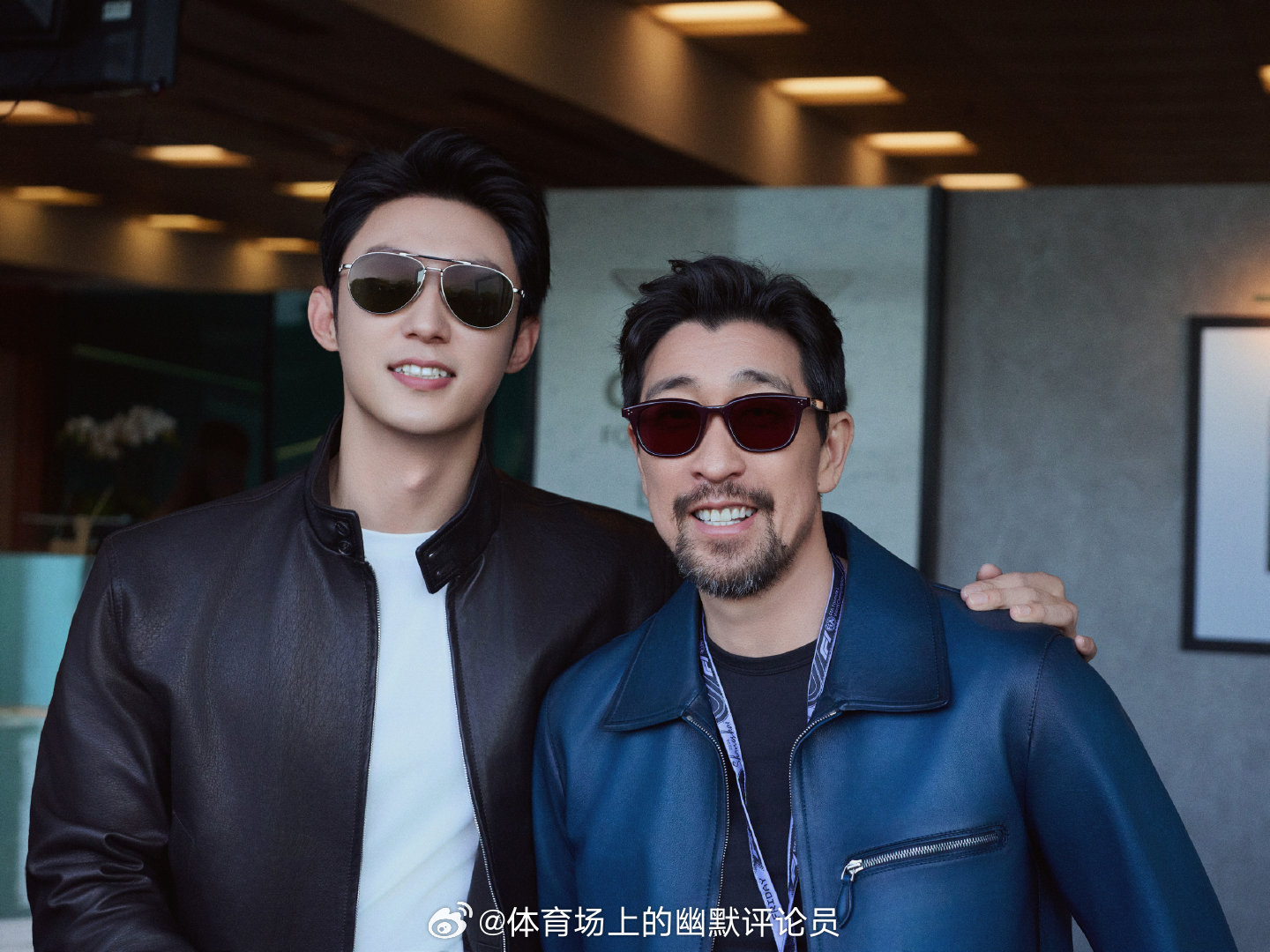 咔嚓📸一张珍贵合影送上～赛场偶遇，惊喜相逢🥳看似是来看F1的林臻东，其实是和