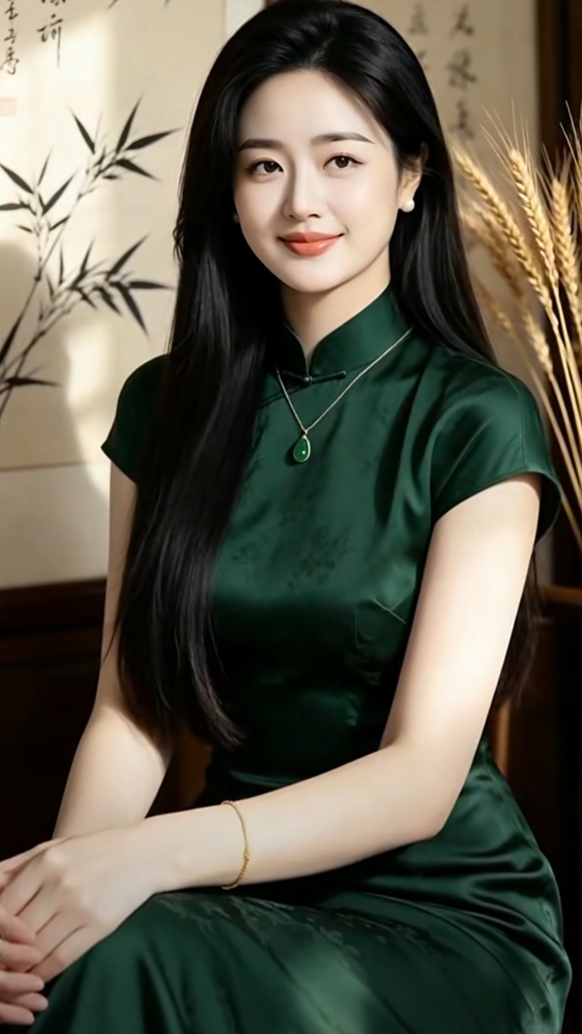 晨起扫阶，落叶随帚轻旋，不嗔不拒，随聚随散。心若空庭，任云影掠过，不留痕迹。禅在