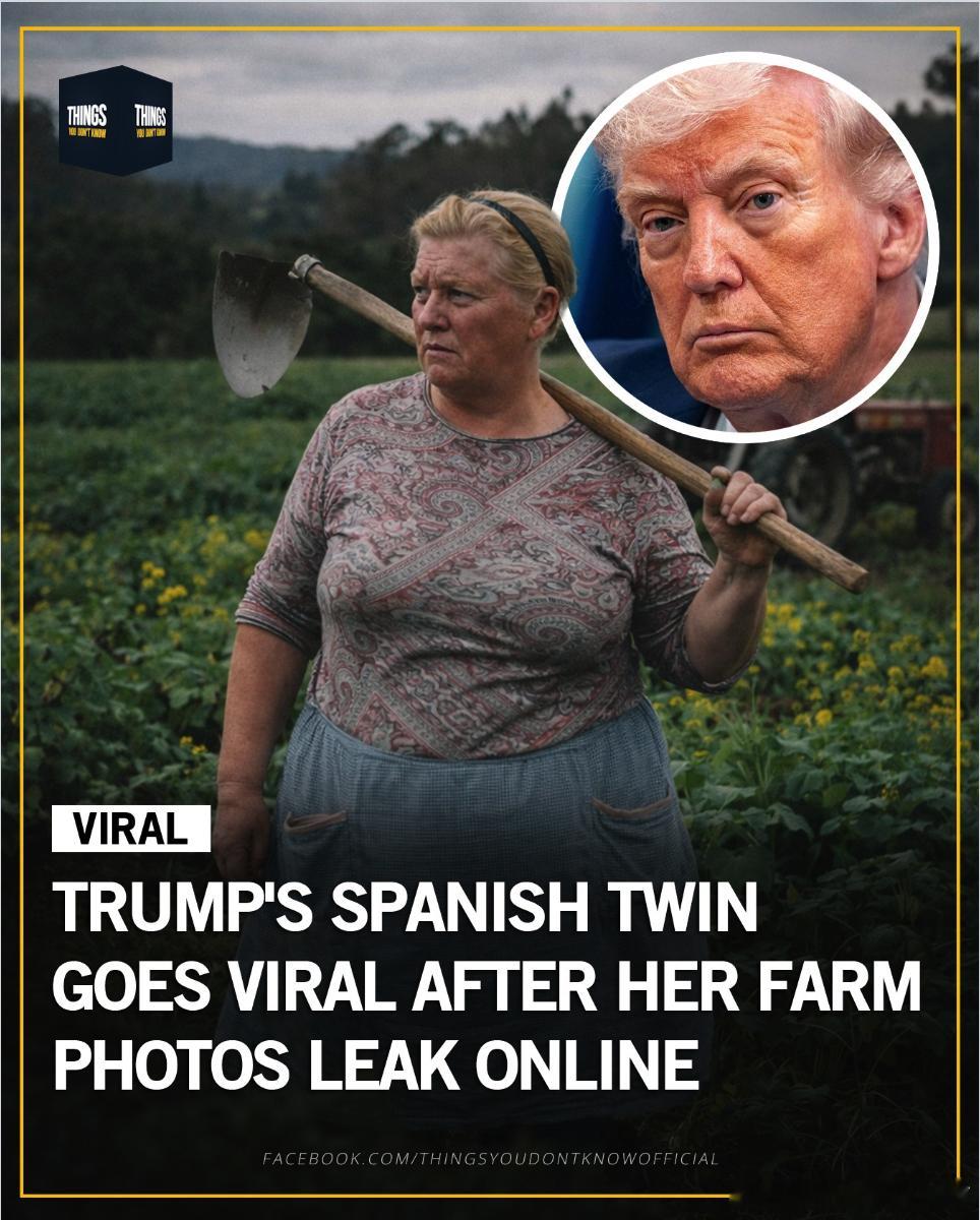 哈哈哈哈哈哈，最近西班牙一位农民大妈因撞脸川普而在网上爆火，大家都在说这是不是老
