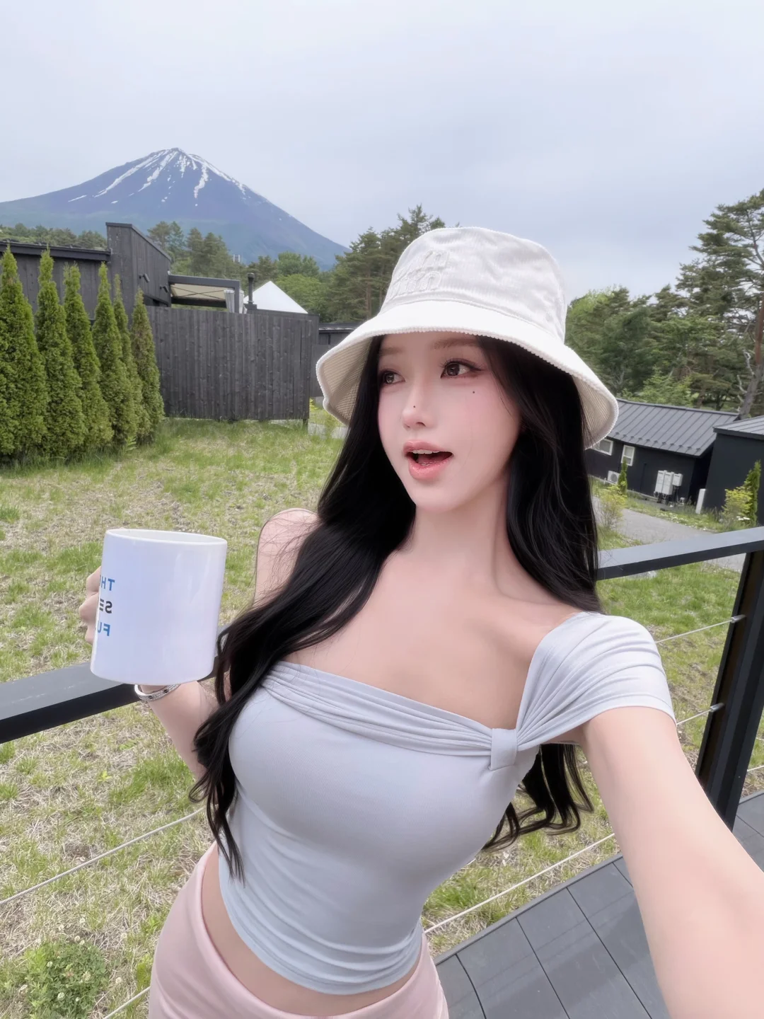 在阳光下大口呼吸