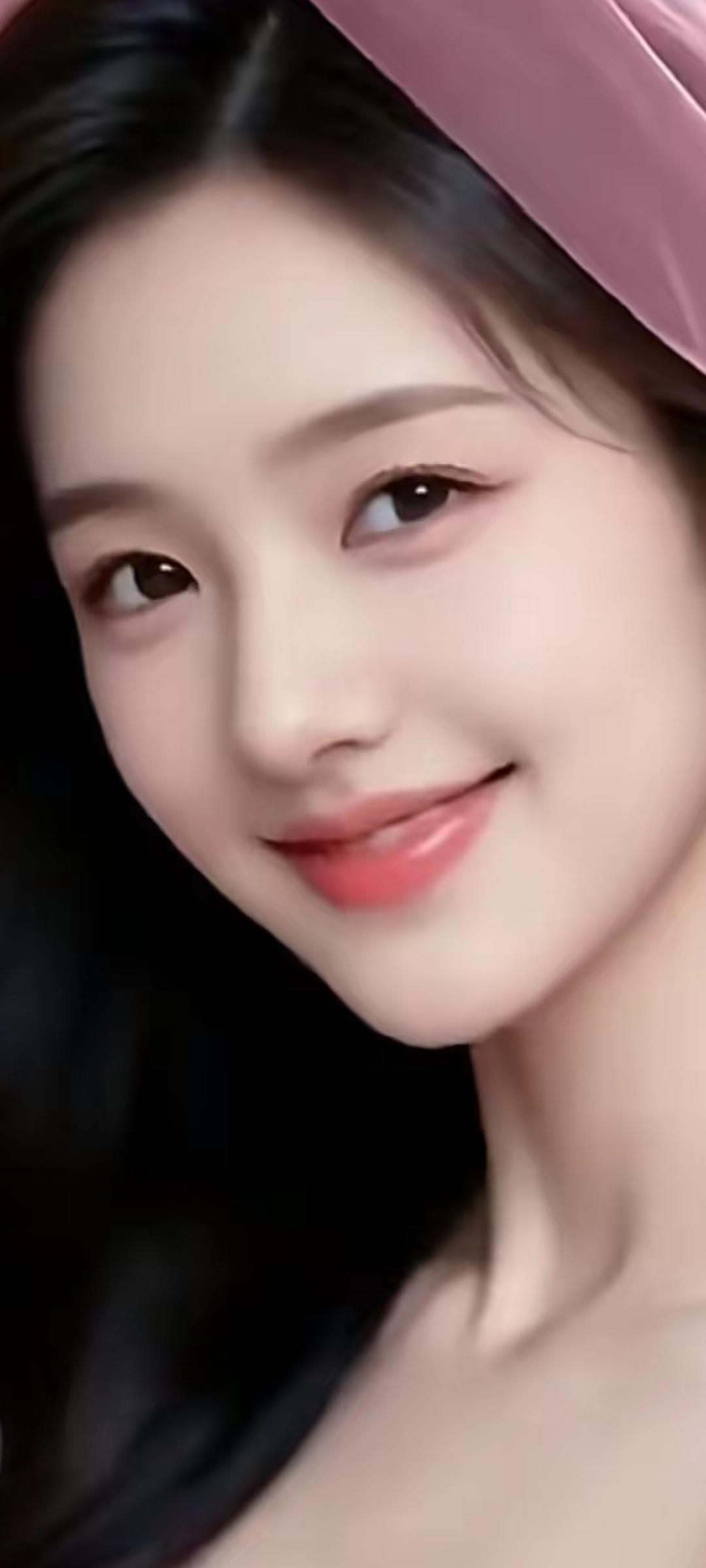 甜美笑容，粉嫩腮红，元气满满的一天！🌸💖