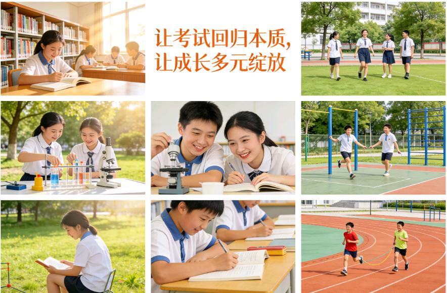 近期，成都、青岛、福州等全国多地陆续取消中小学非毕业年级期末区域性统考，这一举措
