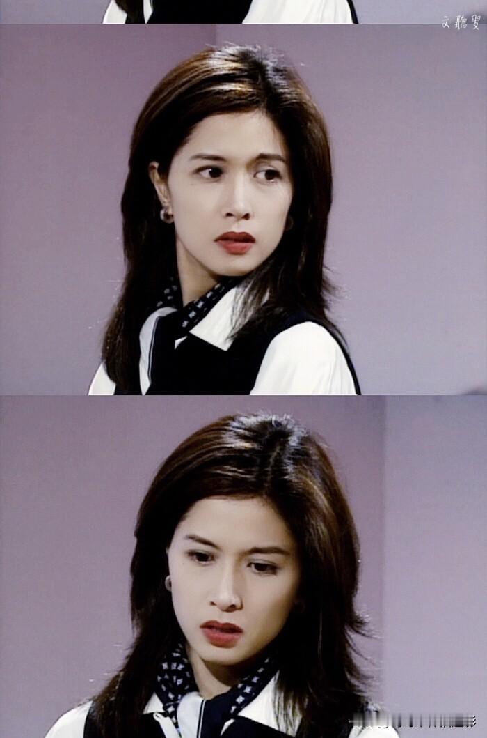 “邵美琪在《第三类法庭》里的颜值，简直是90年代港风大女主的天花板吧😲 她的清