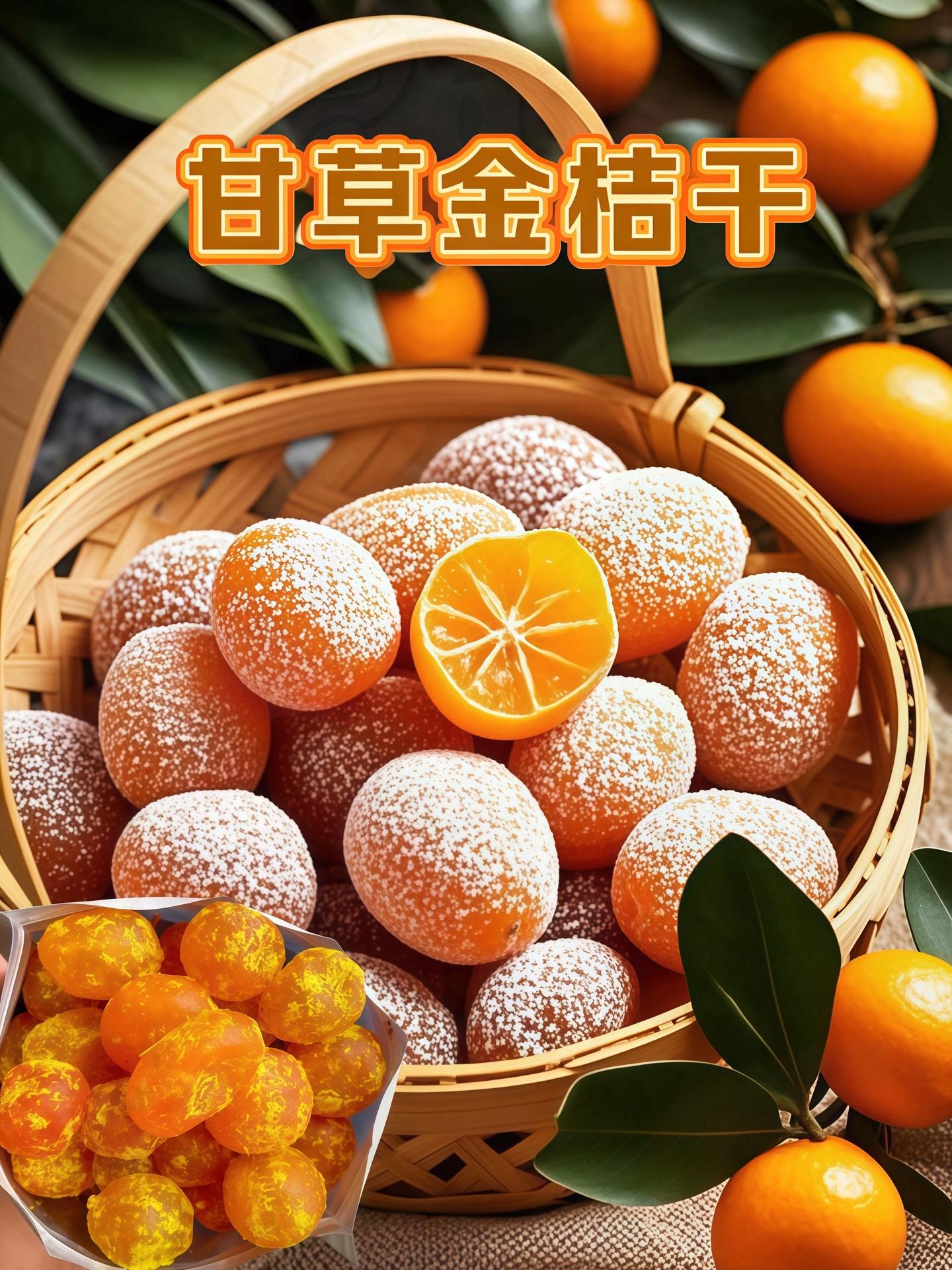 冰糖甘草金桔， 今天带给大家的冰糖甘草金桔， 精选正宗天山雪桔， 九制...