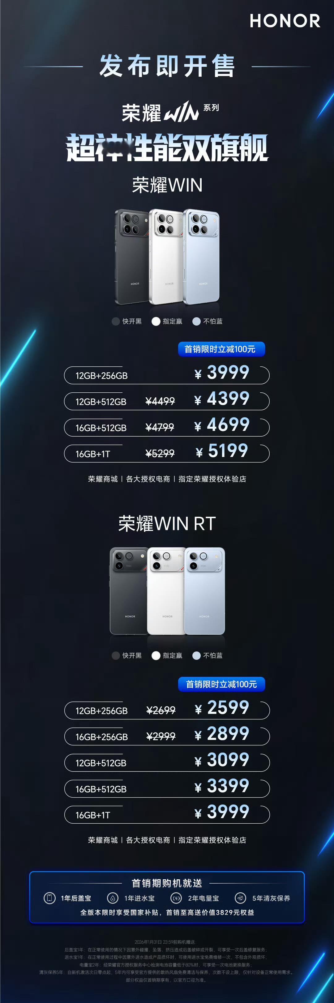 荣耀WIN价格来了！真的！太香了！！大家都猜对价格了吗？猜对的私信我！荣耀WIN