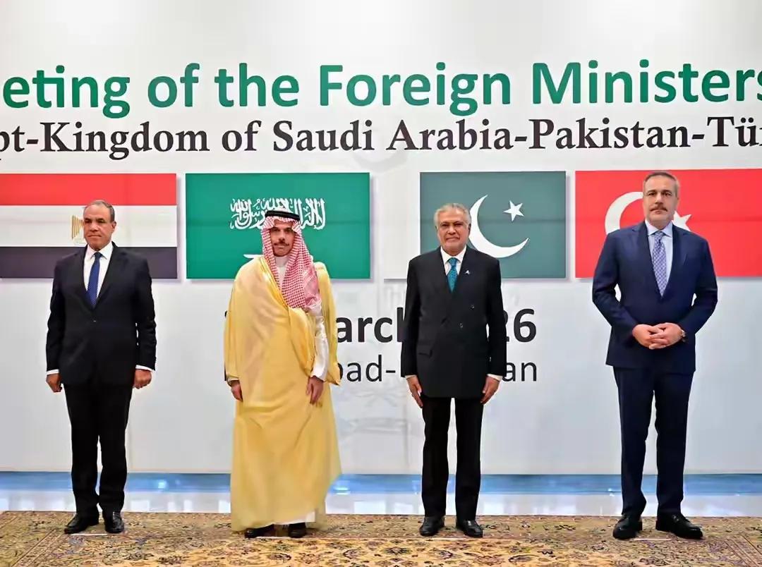 中东格局生变！巴沙土埃四国联手，打破域外势力主导僵局
 
巴基斯坦、沙特、土耳其