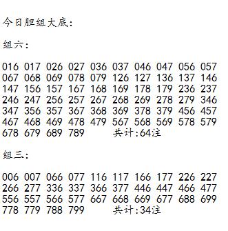 福彩3D第2025069期胆码大底
★
★
 今日参数如下：
主**公式**：6