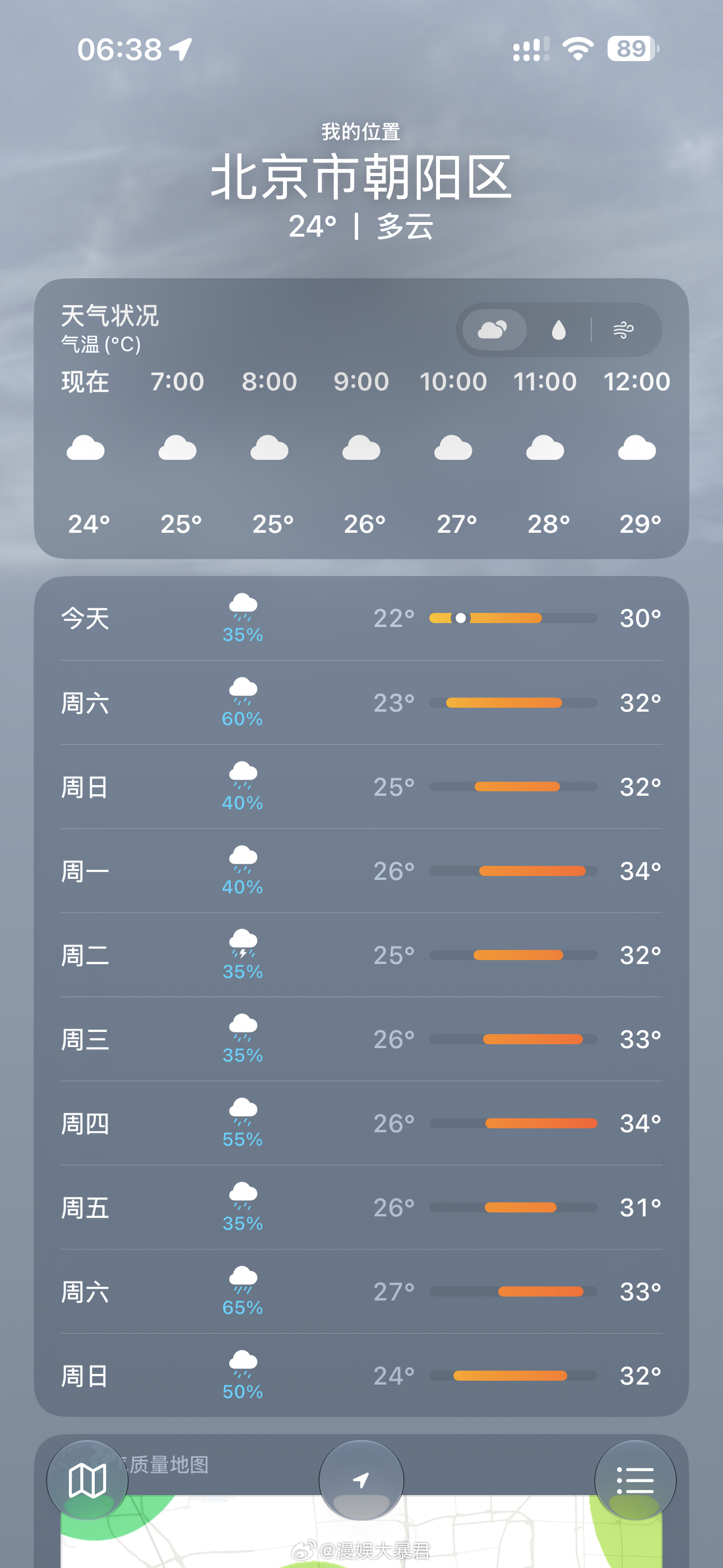 漫娱大暴君 早上好北京最近都挺凉快的，就是太潮了…… 
