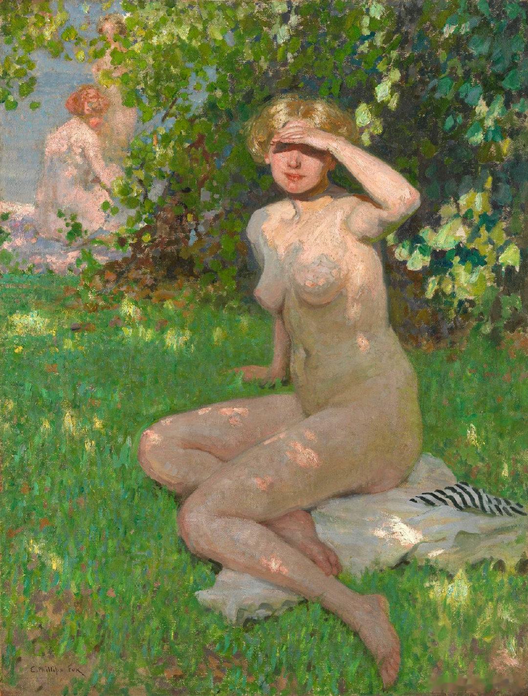 西洋历史文化鱼缸 澳大利亚印象派画家Emanuel Phillips Fox (