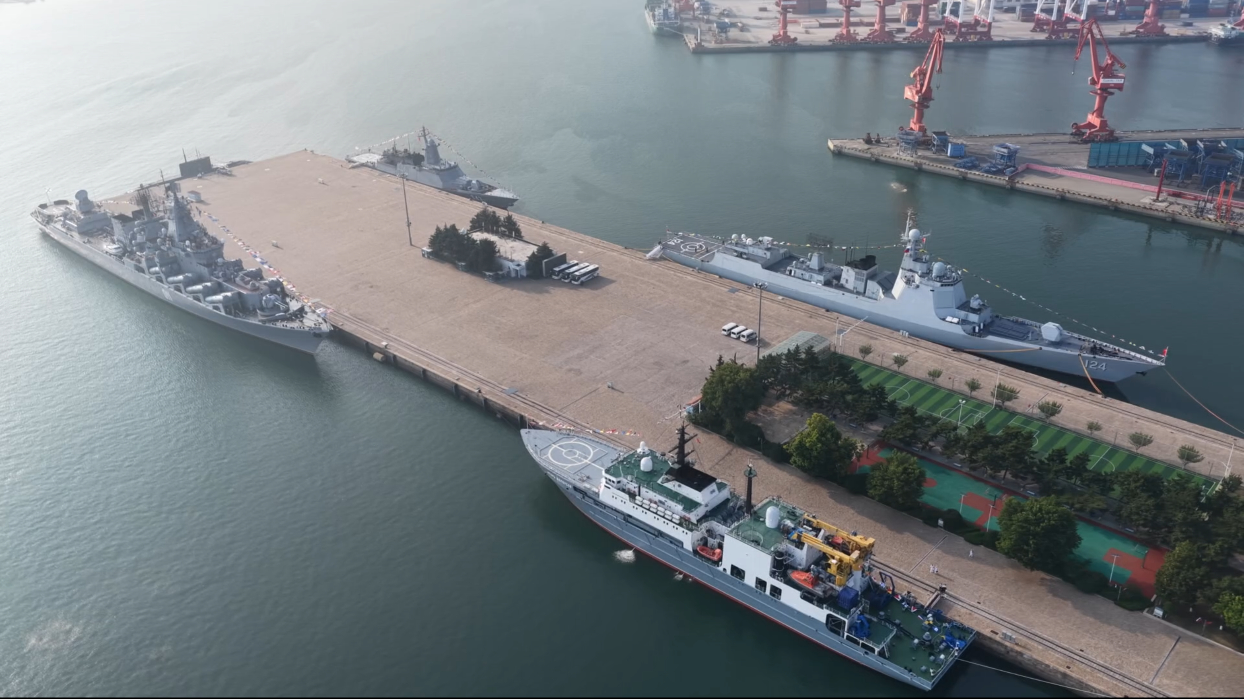【中俄海上联合2026联合演习开幕】7月6日上午，中俄“海上联合-2026”联合