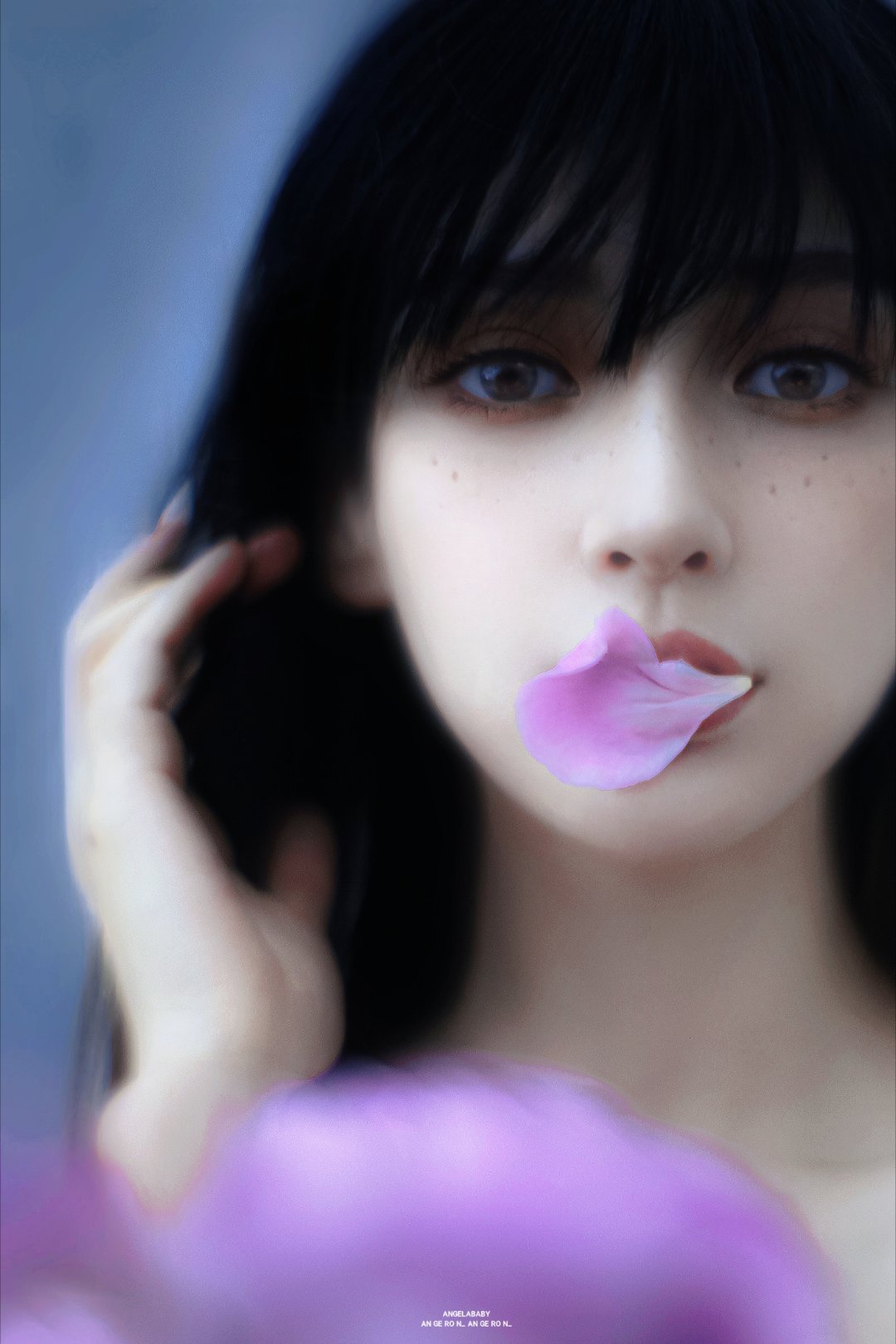 angelababy angelababy“清风过星夜 阳光洒入身边 即使这个世