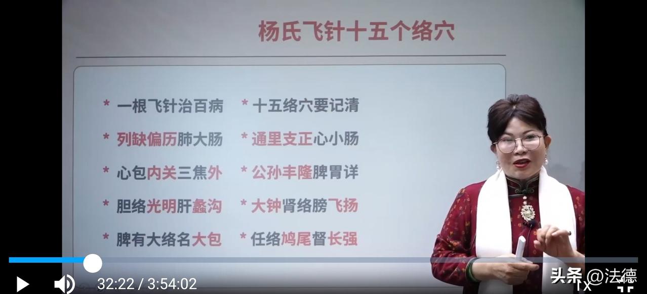 晒图笔记大赛 杨氏飞针十五个穴位，一针一穴治百病！