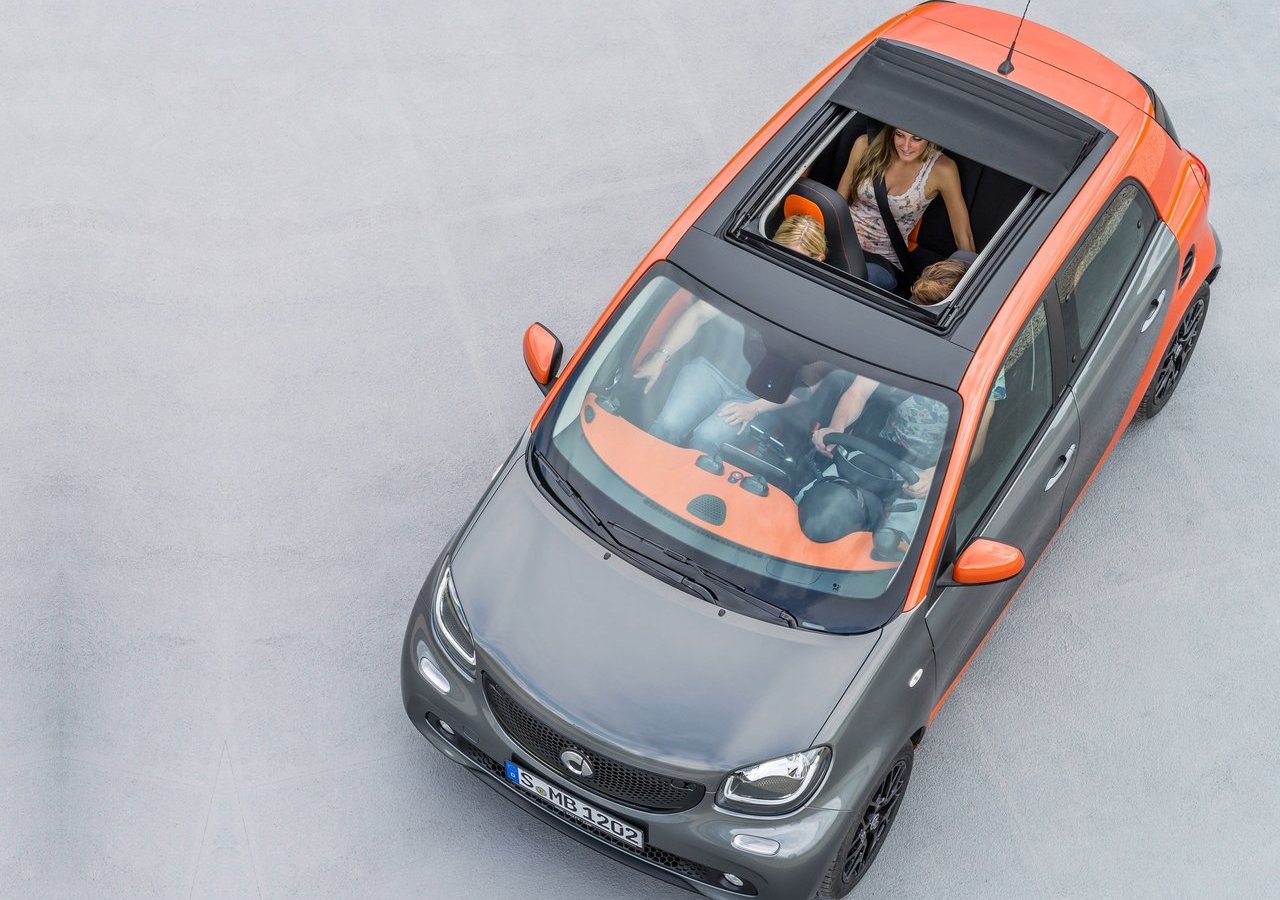 smartSmart Forfour（2015，W453）和雷诺Twingo同平