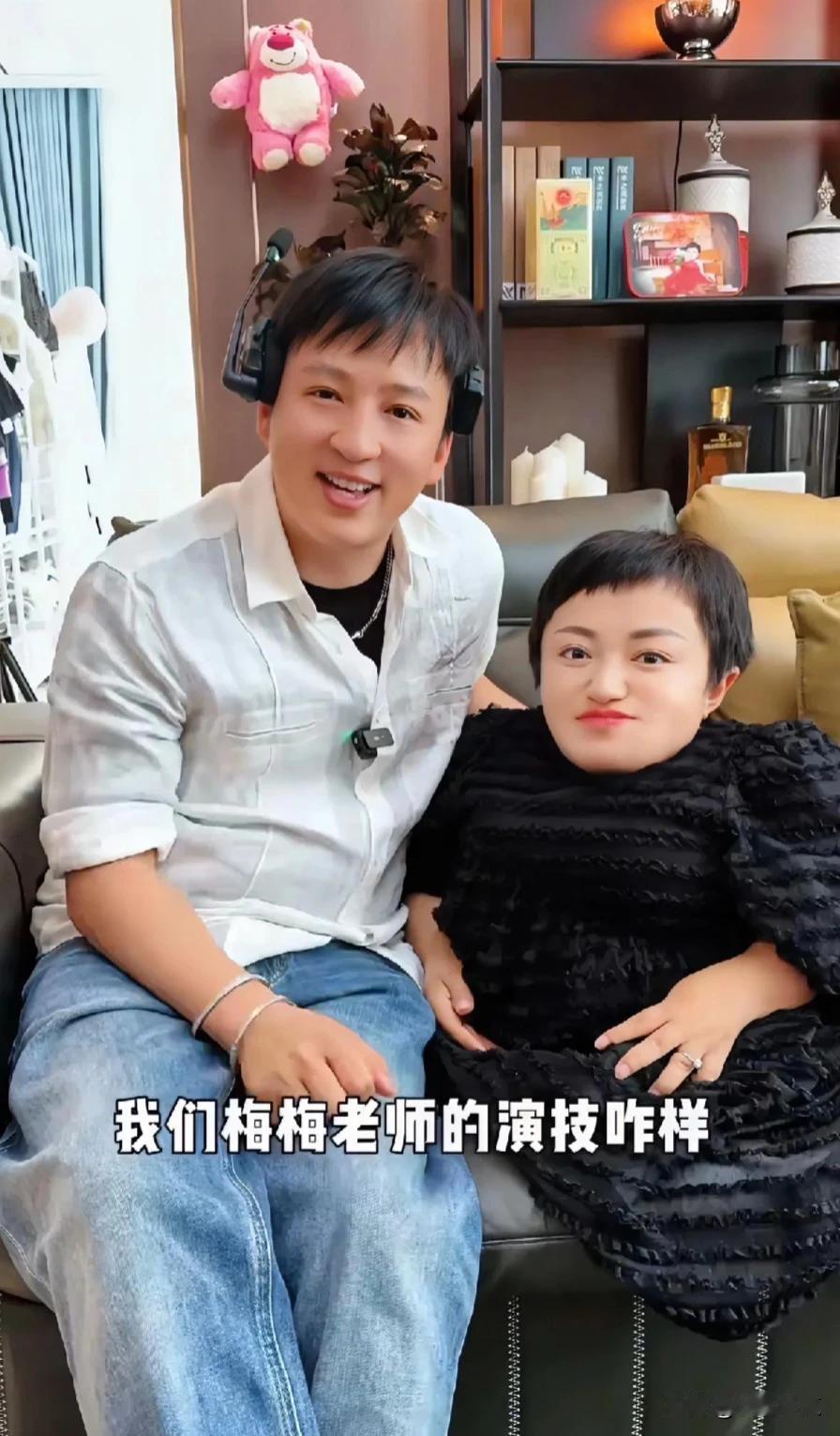 大双夸老婆李喜梅拍摄走艺术，虽然不是专业演员，但演技一流，说到哭眼泪在眼睛里打圈