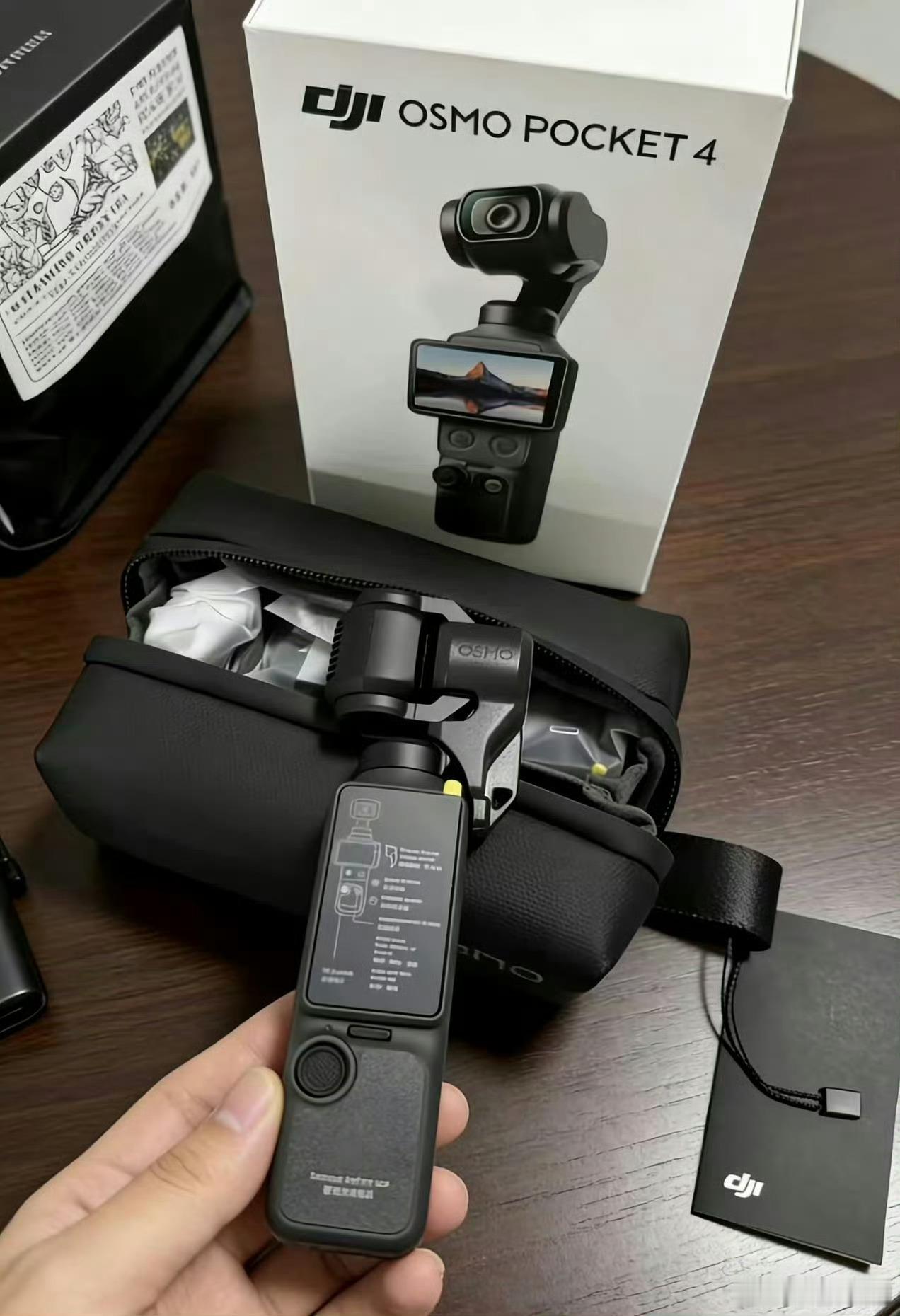 大疆Pocket4 真机曝光？看来大疆不如手机厂商保密性强啊，这都还没发布呢，啥