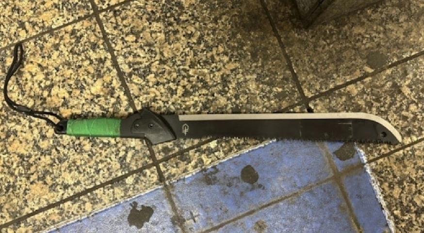 美国纽约市警方发布消息指，一名手持砍刀的男子4月11日上午在纽约中央车站地铁站砍