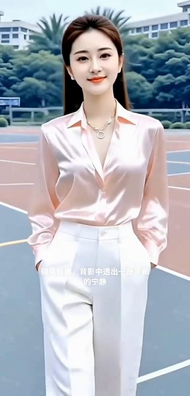 觉晨轻拂，背影中的宁静。