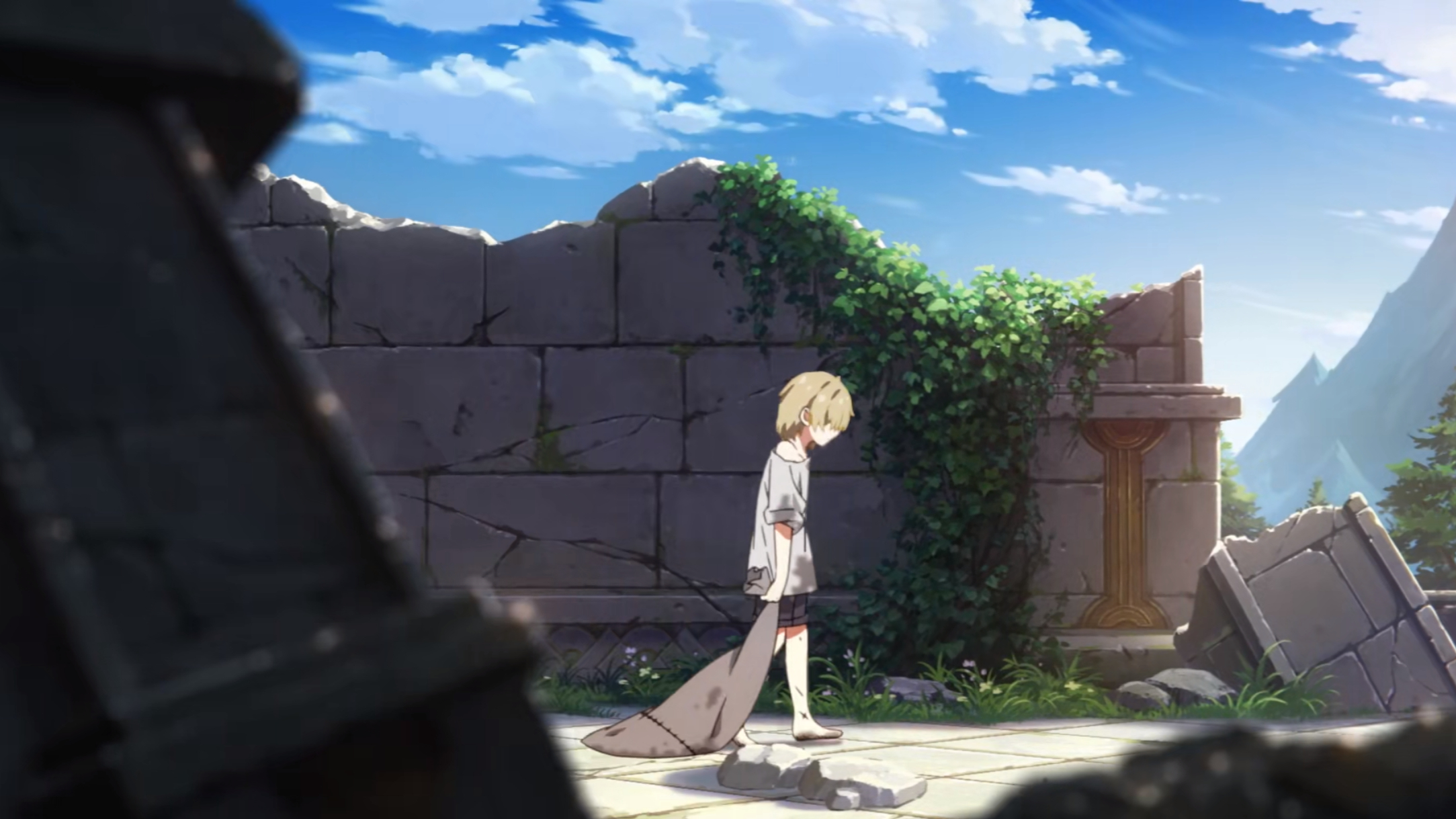 #原神[超话]# 剧情前后接上了！烬中歌短片最后出现的小女孩，名字叫雪奈茨芙娜，