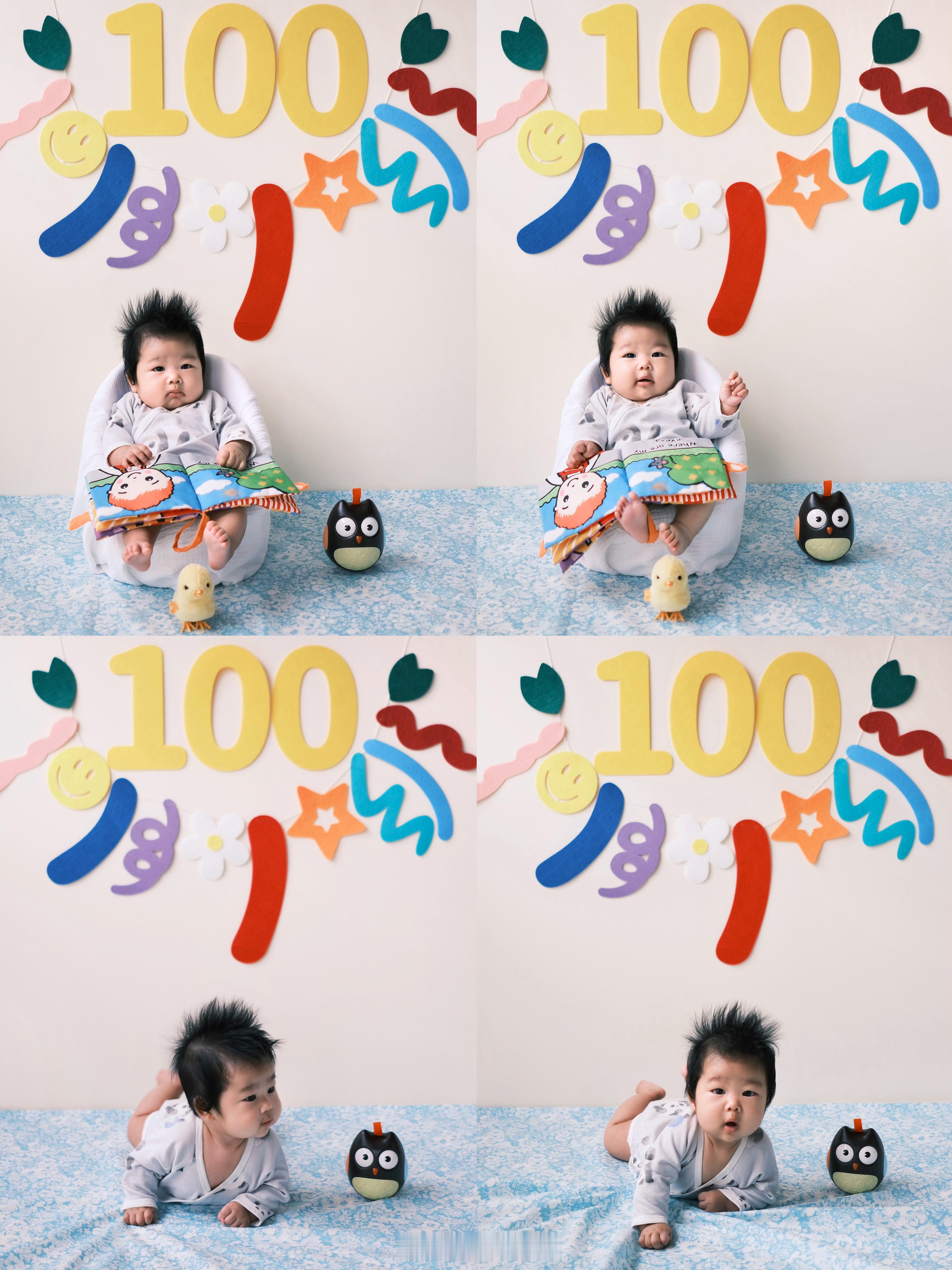 我们麦总解锁100天啦！在家简单拍拍照～👼🏻 ​​​