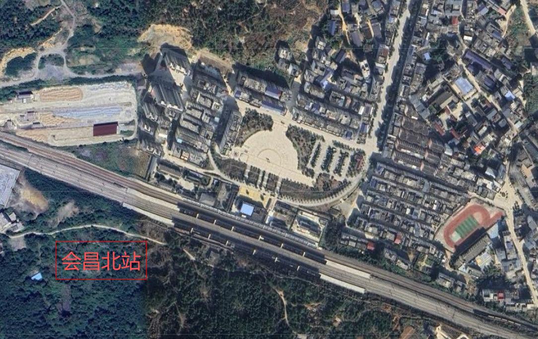 会昌北站卫星地图
会昌北站位于会昌县西江镇（距离会昌县城约有45公里），为赣龙铁